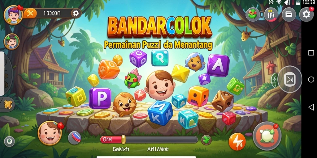Tampilan gameplay seru dari BANDARCOLOK yang menantang.
