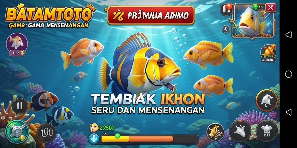 Gameplay seru berburu ikan di BATAMTOTO.