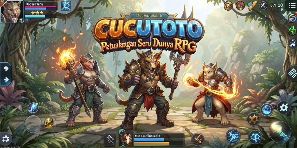 Screenshot dari gameplay seru CUCUTOTO dalam dunia RPG.
