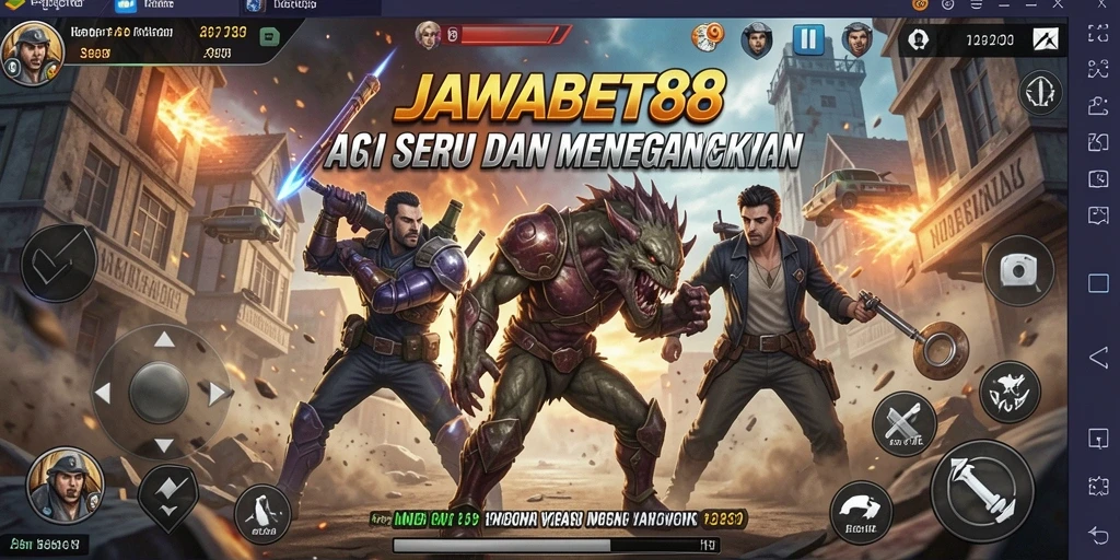 Tampilan gameplay seru dan penuh aksi dari JAWABET88.