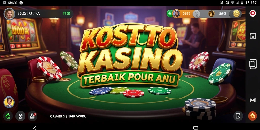 Tampilan gameplay KOSTOTO yang mengasyikkan dan penuh aksi Kasino.