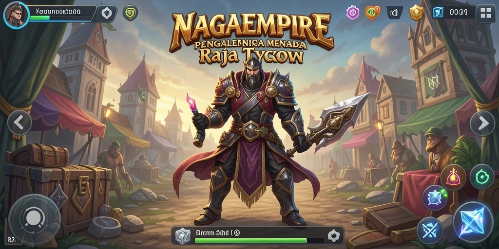 Tampilan gameplay seru NAGAEMPIRE yang menantang.