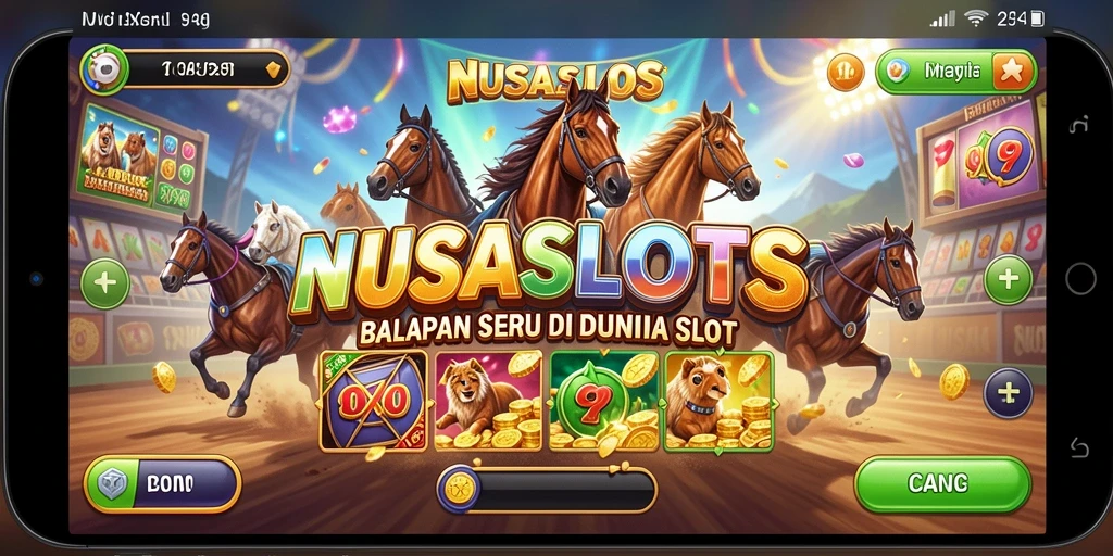 Menampilkan gameplay Racing yang menarik di NUSASLOTS.