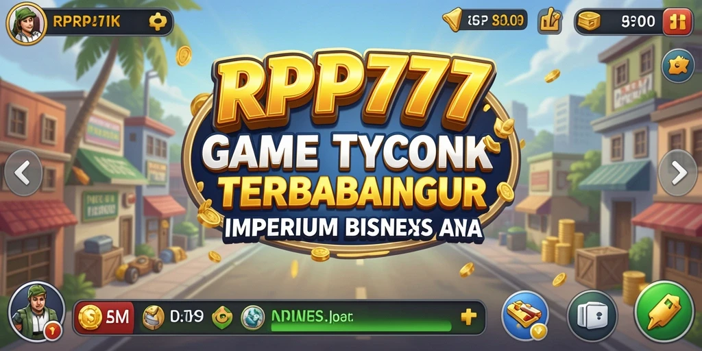 Tampilan gameplay RPRP777 yang menunjukkan pengelolaan bisnis yang seru.