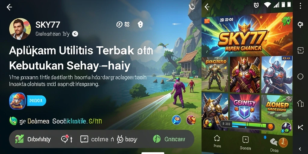 Tampilan antar muka user-friendly dari SKY77 untuk manajemen tugas.