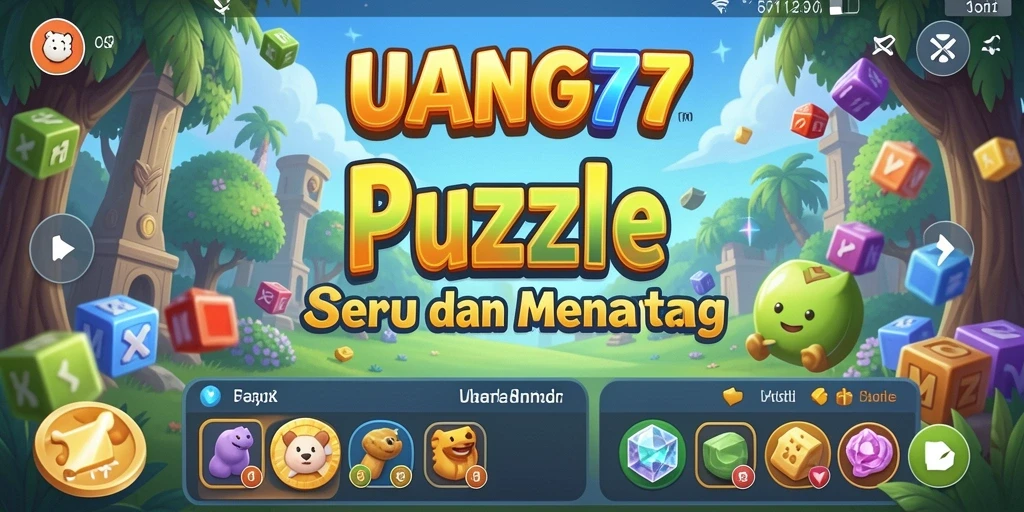 Tampilan gameplay menarik dari UANG77 dengan berbagai Puzzle menantang.
