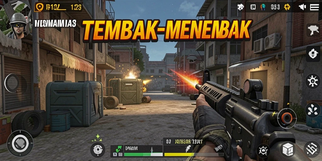 Tampilan gameplay WISNU123 yang mendebarkan dan penuh aksi.