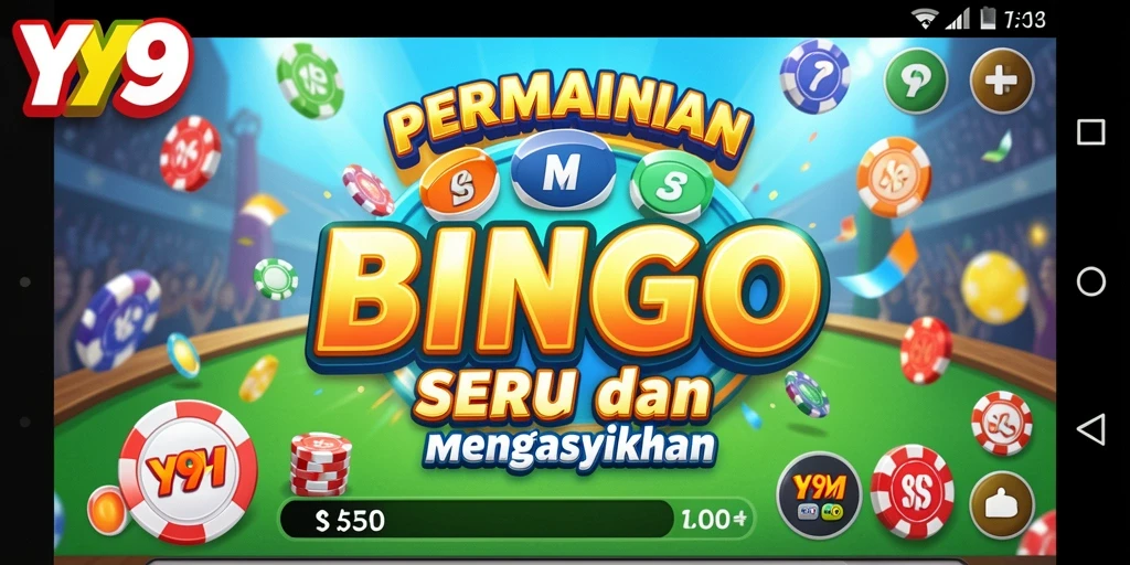 Tampilan seru dari gameplay Bingo di Y89, penuh warna dan semangat.