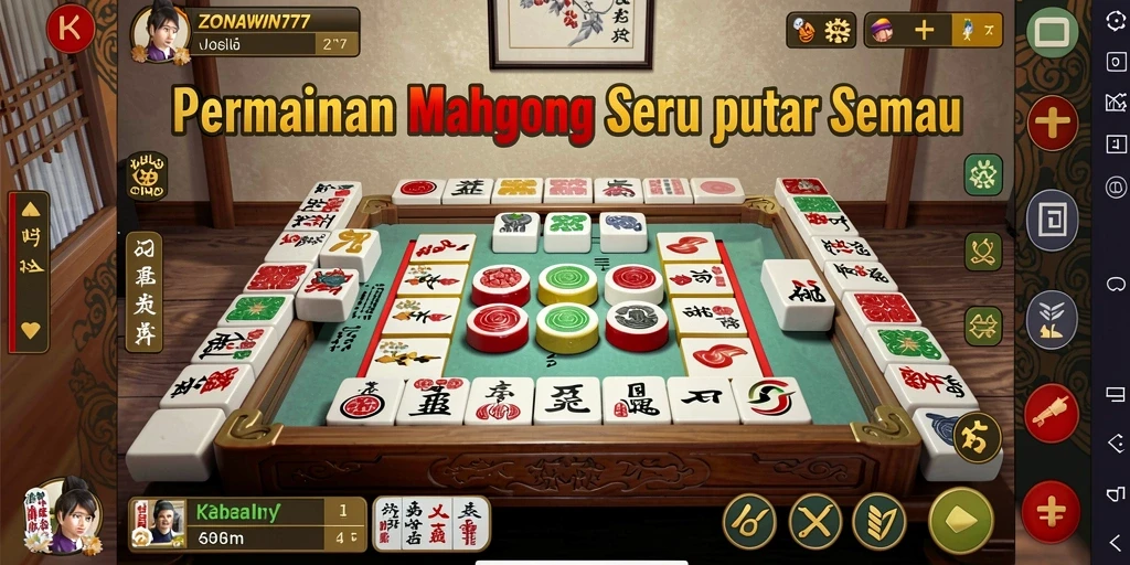 Gameplay Mahjong menarik dalam ZONAWIN777 yang penuh tantangan.